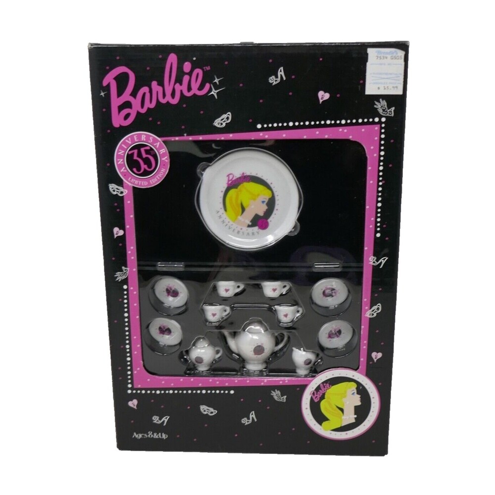 Chilton 1994 35th Anniversary Barbie Miniature Nostalgic China Tea Set
